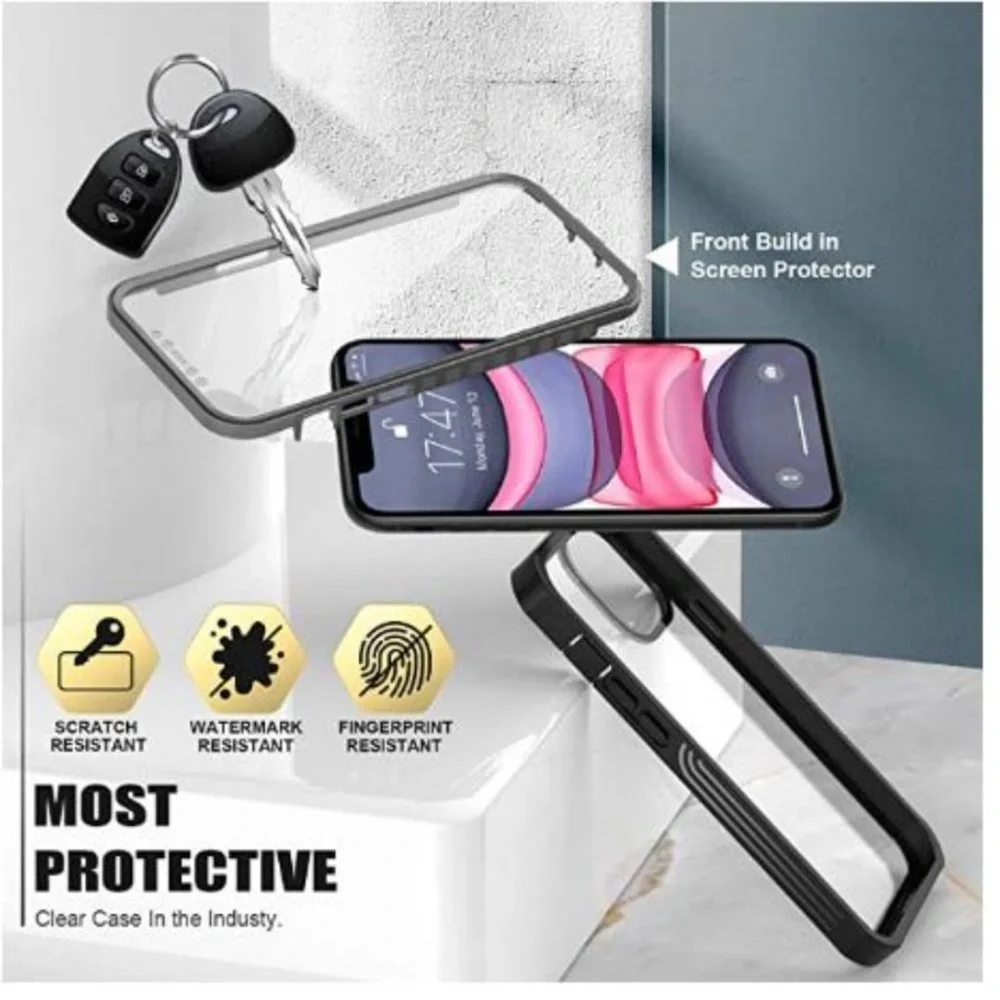 iPhone 11 Case with Built-in Screen Protector